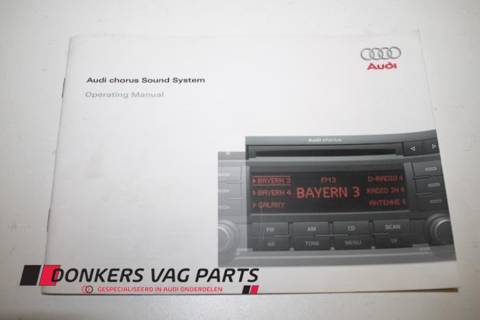 Używane Instrukcja Audi A4 Cena € 5,00 Procedura marży oferowane przez Donkers VAG Parts