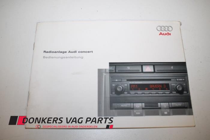 Używane Instrukcja Audi A4 Cena € 20,00 Procedura marży oferowane przez Donkers VAG Parts