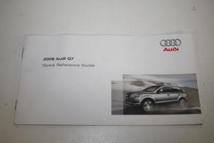 Used Instruction Booklet Audi Q7 Price € 5,00 Margin scheme offered by Autoparts Veghel