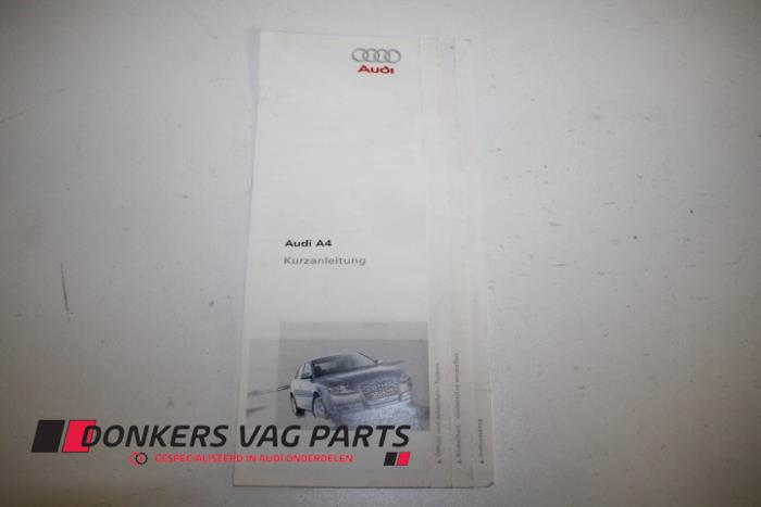 Używane Instrukcja Audi A4 Cena € 5,00 Procedura marży oferowane przez Donkers VAG Parts