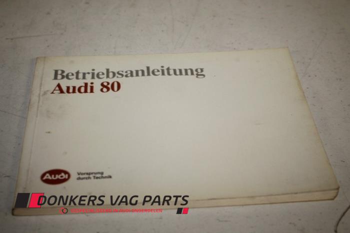 Używane Instrukcja Audi 80 Cena € 20,00 Procedura marży oferowane przez Donkers VAG Parts