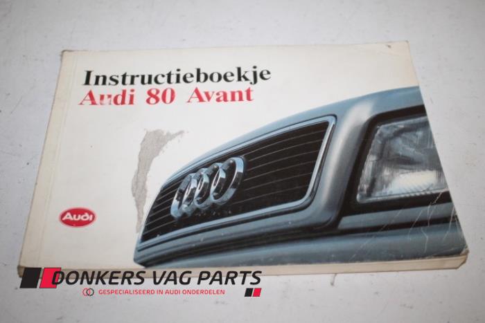 Używane Instrukcja Audi 80 Cena € 15,00 Procedura marży oferowane przez Donkers VAG Parts