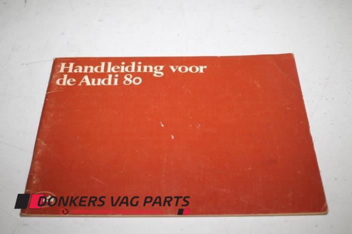 Używane Instrukcja Audi 80 Cena € 20,00 Procedura marży oferowane przez Donkers VAG Parts