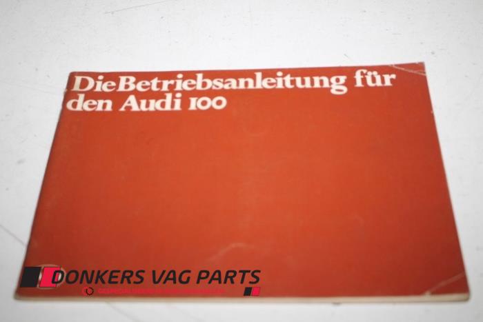 Używane Instrukcja Audi 100 Cena € 20,00 Procedura marży oferowane przez Donkers VAG Parts