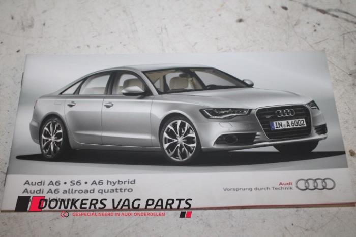 Używane Instrukcja Audi A6 Allroad Quattro (C7) 3.0 TDI V6 24V Cena € 5,00 Z VAT oferowane przez Donkers VAG Parts