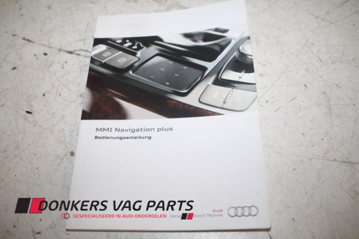 Używane Instrukcja Audi A6 Allroad Quattro (C7) 3.0 TDI V6 24V Cena € 20,00 Z VAT oferowane przez Donkers VAG Parts