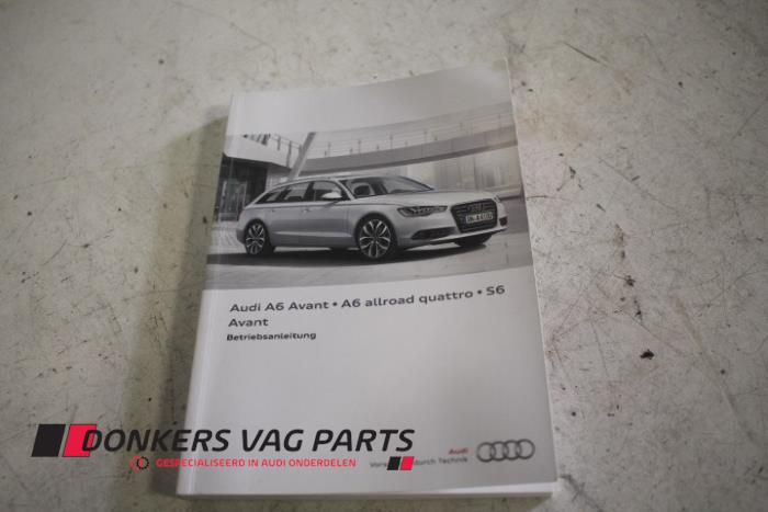 Używane Instrukcja Audi A6 Allroad Quattro (C7) 3.0 TDI V6 24V biturbo Cena € 20,00 Z VAT oferowane przez Donkers VAG Parts