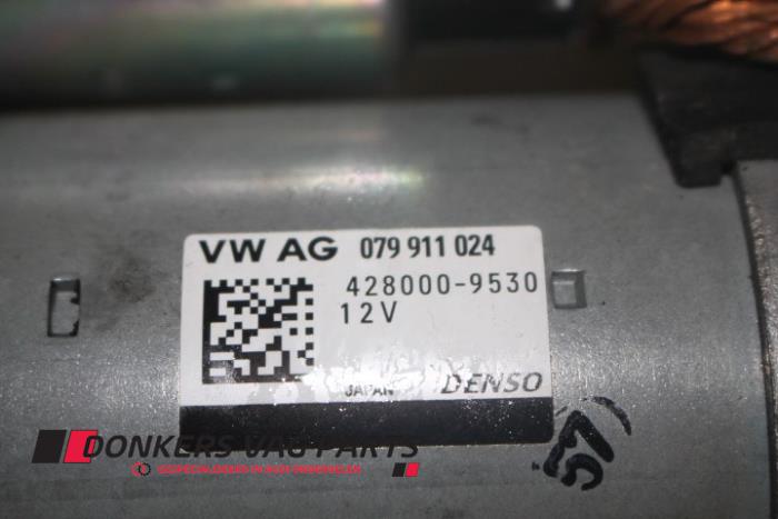 Anlasser van een Audi RS 6 Avant (C7) 4.0 V8 TFSI 32V 2013