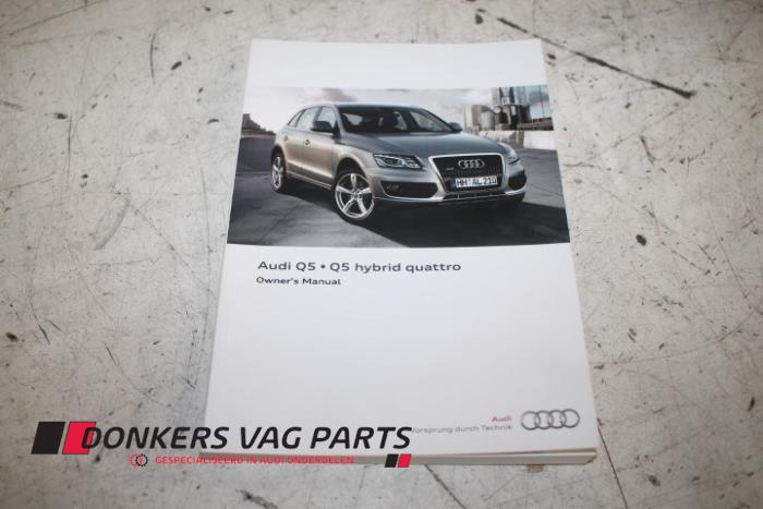 Używane Instrukcja Audi Q5 (8RB) 3.0 TDI V6 24V Quattro Cena € 20,00 Procedura marży oferowane przez Donkers VAG Parts
