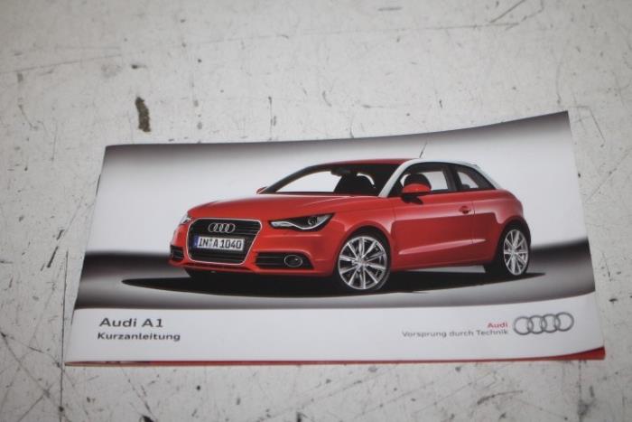 Instruction Booklet from a Audi A1
