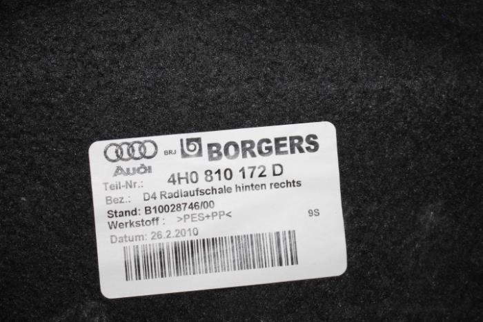 Nadkole z Audi S8 2013