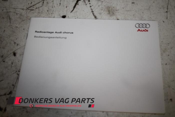 Używane Instrukcja Audi A5 Cabrio (8F7) 3.0 TDI V6 24V Quattro Cena € 5,00 Z VAT oferowane przez Donkers VAG Parts