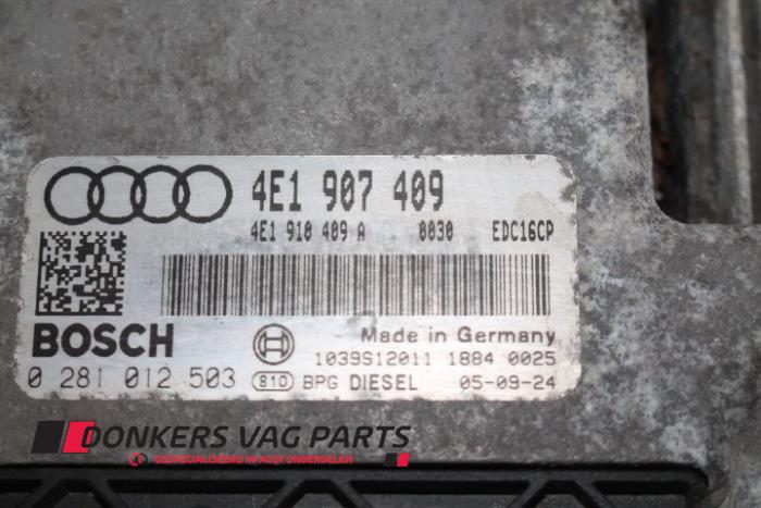 Engine management computer from a Audi A8 (D3) 4.2 TDI V8 32V Lang Quattro 2005