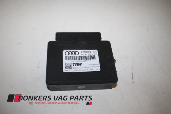 Używane Modul hamulca postojowego Audi S8 (D4) 4.0 Plus V8 TFSI 32V Cena € 20,00 Procedura marży oferowane przez Donkers VAG Parts