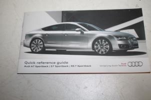 Usados Instrucciones(varios) Audi A7 Precio € 5,00 Norma de margen ofrecido por Autoparts Veghel
