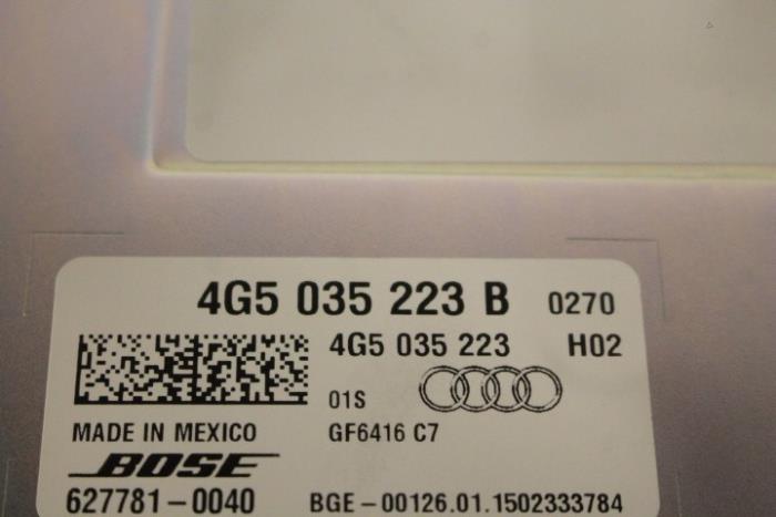 Amplificador de radio de un Audi A6 2015
