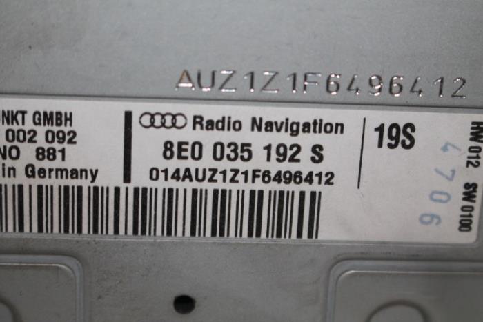 Sistema de navegación de un Audi A4