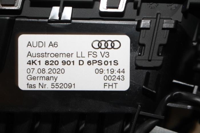 Dashboard vent from a Audi A6 (C8) 2.0 16V 50 TFSI E Mild hybrid Quattro 2021