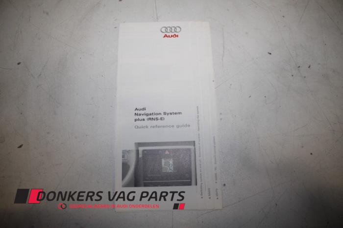 Używane Instrukcja Audi A4 Cabrio (B7) 3.0 TDI V6 24V Quattro Cena € 5,00 Procedura marży oferowane przez Donkers VAG Parts