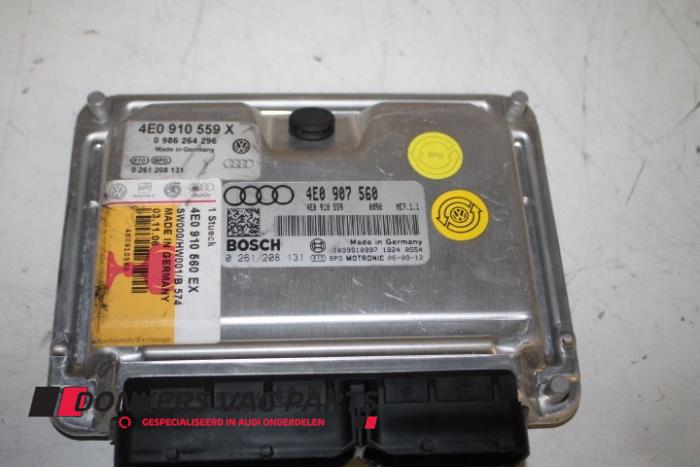 Used Engine management computer Audi A8 (D3) 4.2 V8 40V Quattro Price € 150,00 Margin scheme offered by Donkers VAG Parts