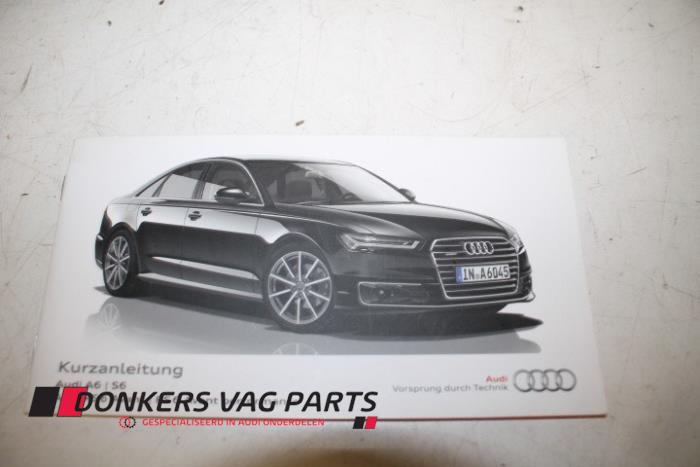 Używane Instrukcja Audi S6 Avant (C7) 4.0 V8 TFSI Cena € 5,00 Procedura marży oferowane przez Donkers VAG Parts