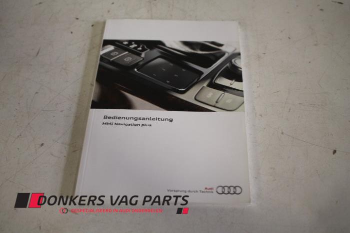 Używane Instrukcja Audi S6 Avant (C7) 4.0 V8 TFSI Cena € 20,00 Procedura marży oferowane przez Donkers VAG Parts