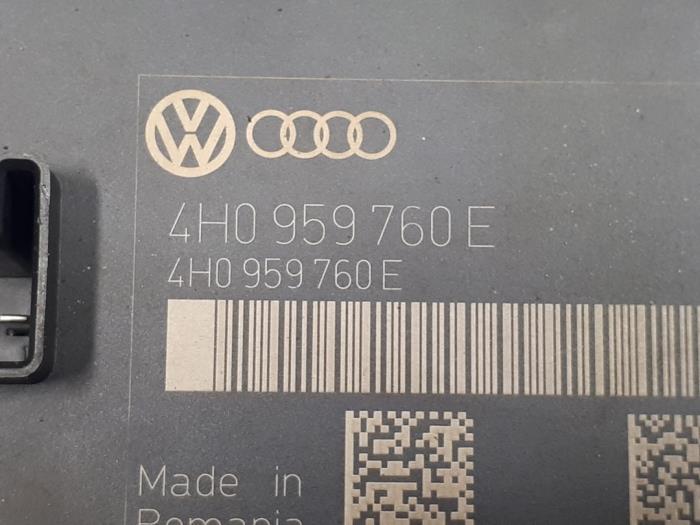 Ordinateur siège d'un Audi A8 (D4) 4.2 TDI V8 32V Quattro 2017