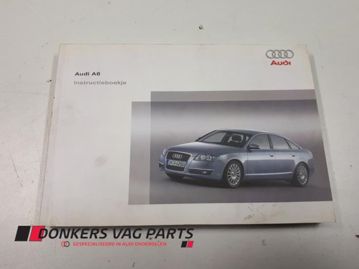 Używane Instrukcja Audi A6 (C6) Cena € 20,00 Procedura marży oferowane przez Donkers VAG Parts