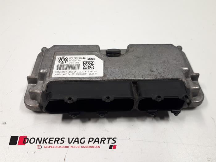 Used Engine management computer Volkswagen Polo IV (9N1/2/3) 1.4 16V Price € 75,00 Margin scheme offered by Donkers VAG Parts