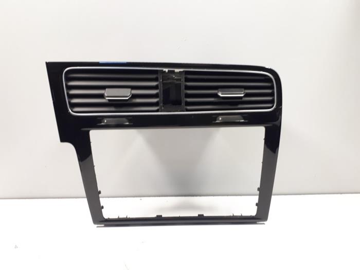 Grille d'aération de sortie de climatisation arrière noire, compatible avec  Golf 7 Mk7 2013 ? 2017