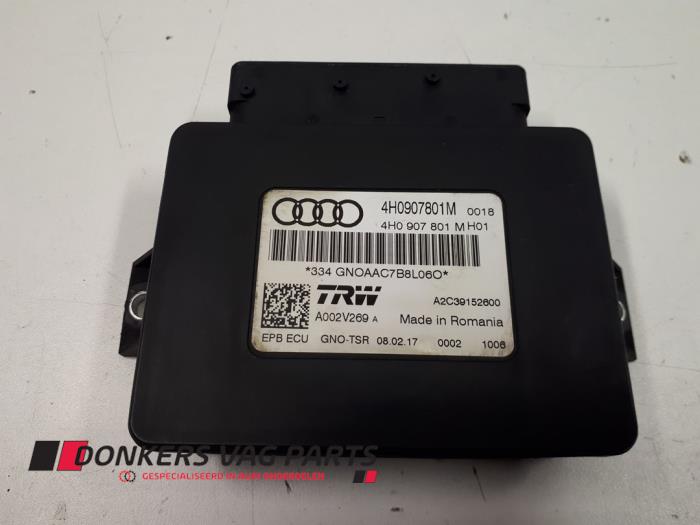 Używane Modul hamulca postojowego Audi A8 (D4) 4.2 TDI V8 32V Quattro Cena € 20,00 Procedura marży oferowane przez Donkers VAG Parts