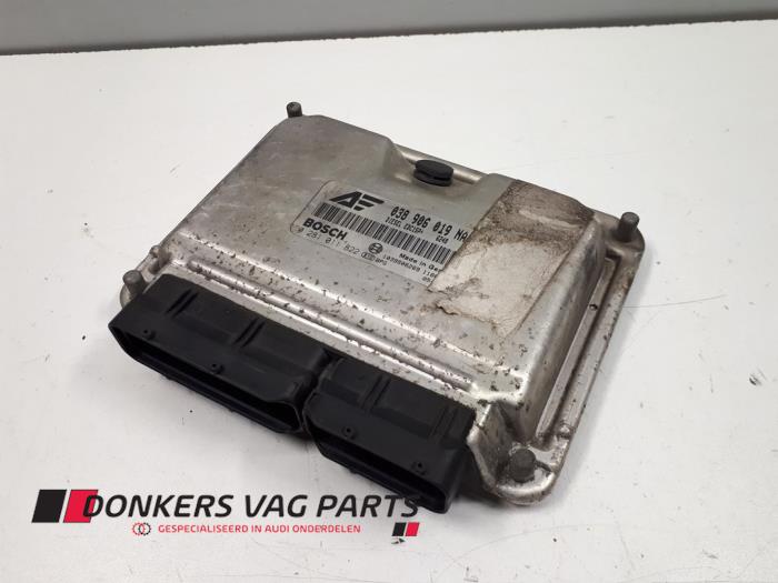 Used Engine management computer Volkswagen Sharan (7M8/M9/M6) 1.9 TDI 130 Price € 100,00 Margin scheme offered by Donkers VAG Parts