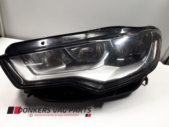 Używane Reflektor lewy Audi A6 (C7) 3.0 TDI V6 24V Quattro Cena € 100,00 Procedura marży oferowane przez Donkers VAG Parts