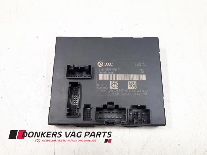 Begagnade Sätesdator Audi S8 (D4) 4.0 V8 TFSI 32V Pris € 200,00 Marginaltabell erbjuds av Donkers VAG Parts