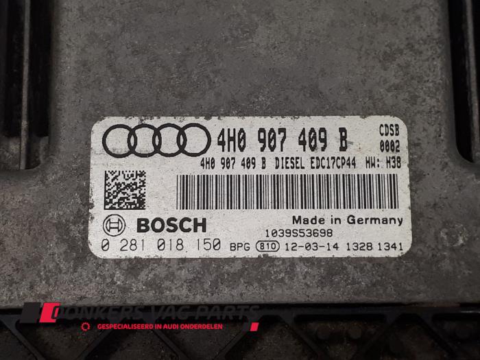 Engine management computer from a Audi A8 (D4) 4.2 TDI V8 32V Quattro 2012