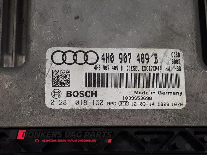 Engine management computer from a Audi A8 (D4) 4.2 TDI V8 32V Quattro 2012