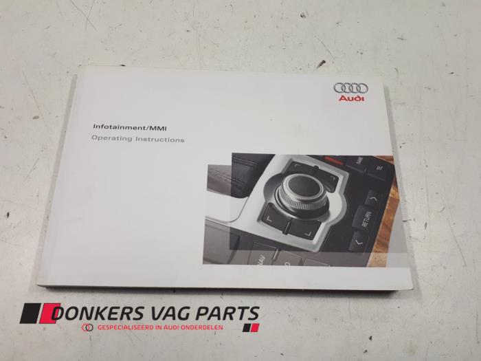 Używane Instrukcja Audi A6 (C6) 2.0 TDI 16V Cena € 15,00 Procedura marży oferowane przez Donkers VAG Parts