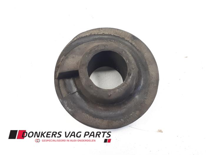 Coil spring rubber mount
