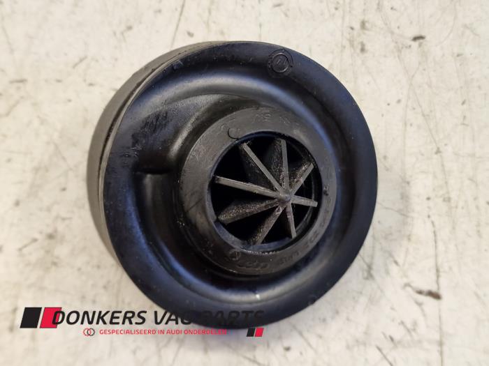 Coil spring rubber mount