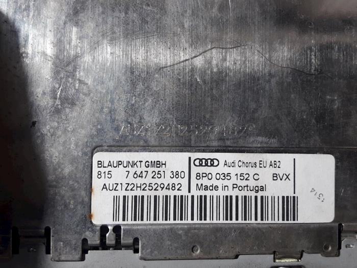 Radio Cd Chorus Audi A3 8P 8P0035152C 7647251380 Blaupunkt