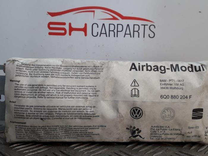 Right airbag (dashboard) from a Seat Ibiza III (6L1) 1.2 12V 2006