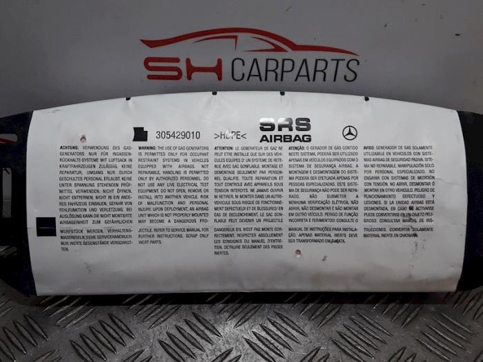 Right airbag (dashboard) Mercedes C 2.2 C-220 CDI 16V BlueEFFICIENCY ...