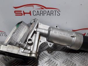 Used Oil filter housing Mercedes B (W246,242) 1.6 B-200 BlueEFFICIENCY Turbo 16V Price € 40,00 Margin scheme offered by SH Carparts