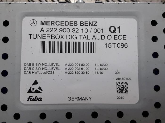 Radio module Mercedes C C-220 2.2 CDI BlueTEC, C-220 d 16V - A2229003210