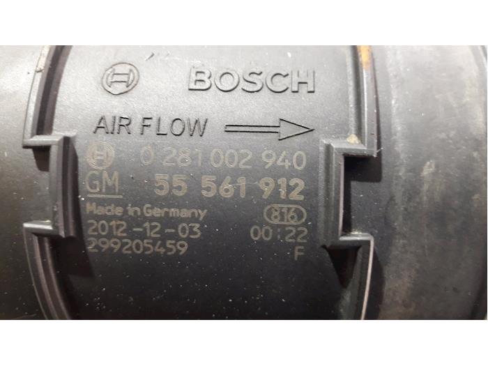 Gebrauchte Luftmassenmesser Opel Astra J Sports Tourer (PD8/PE8/PF8) 1.7 CDTi 16V Preis € 16,00 Margenregelung angeboten von SH Carparts