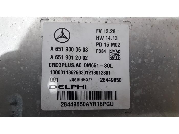 Ordinateur gestion moteur d'un Mercedes-Benz C Estate (S205) C-250 CDI BlueTEC, C-250 d 2.2 16V 2015
