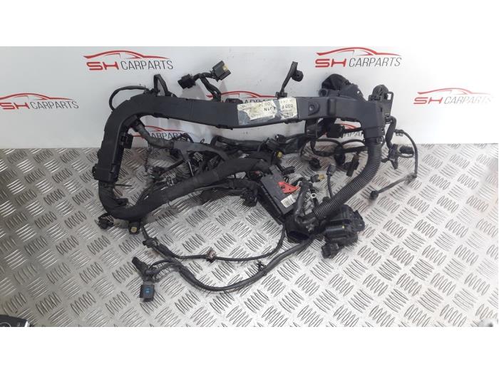 Engine installation wiring loom
