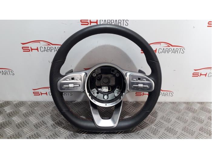 Steering wheel from a Mercedes-Benz CLA (118.3) 1.3 CLA-180 Turbo 16V 2019