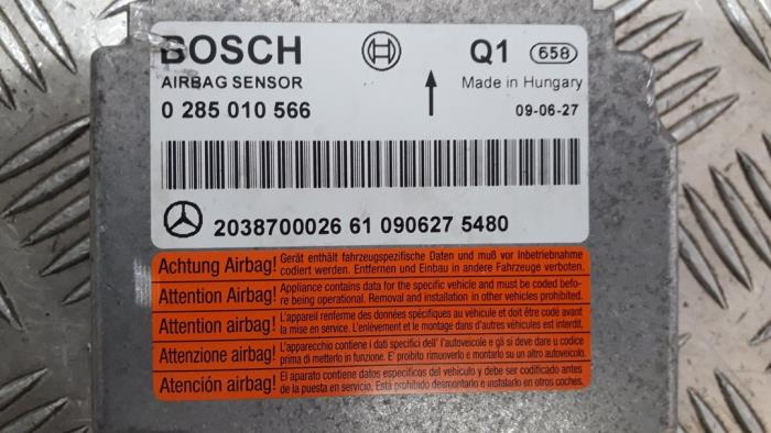 Módulo de Airbag de un Mercedes-Benz CLC (C203) 1.8 200 Kompressor 16V 2009