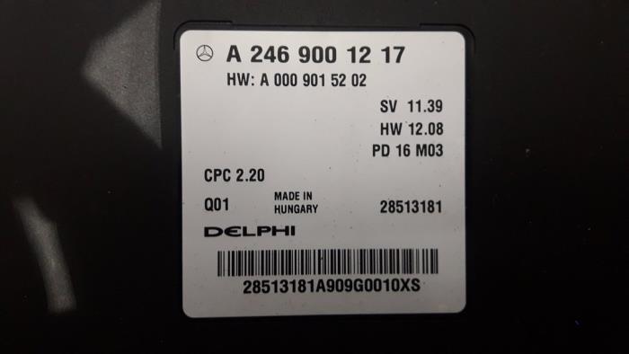 Automatic gearbox computer from a Mercedes-Benz A (W176) 1.5 A-180 CDI, A-180d 16V 2016